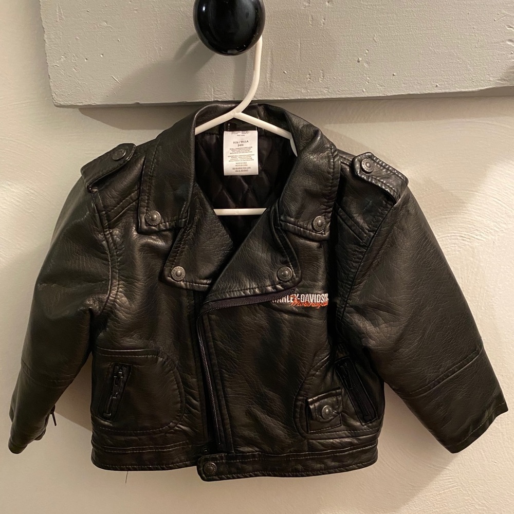 Kids Harley Davidson Leather Jacket